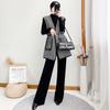 Novo colete de lã tweed feminino outono 2023 colete feminino cor contrastante estilo Chanel casaco sem mangas de lã moda