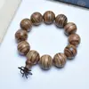 Pulseiras Populares de Madeira, Madeira de Agar, Pau-Rosa Amarelo Marinho, Bambu Seda Dourada, Pau-Rosa, Contas de Oração, Transmissão ao Vivo, Contas Budistas, Atacado de Fabricantes de Brinquedos
