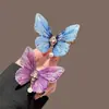 Pinza de Pato Super Hada Mariposa, Pasador Dulce con un Toque de Alta Gama, Pinza Lateral Elegante y a la Moda para Flequillo, un Potenciador de Atmósfera para Tomar Fotos