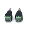 Enchufe CC Macho y Hembra de 12V Adaptador de Corriente Hembra CC 2.1*5.5 Adaptador Verde Conector de Alimentación de Monitoreo