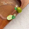 Acessórios Pingente de Cogumelo Colorido Estéreo Pinha Fruta Liga Acessórios para Pingente DIY Acessórios de Gotejamento de Óleo Pulseira Joias Contas