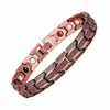 Pulsera Magnética de Cobre Rojo Antiguo Galvanizado con Patrón de Tortuga de Amazon, Pulsera Magnética Desmontable para Hombre, Venta al por Mayor Transfronteriza