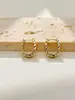 Broches para Pendientes Metálicos Versátiles de Moda de Gama Alta Joyería Simple Atmosférica de Lujo Ligero para el Viaje Diario