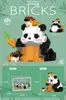 Bloques de Construcción de Muñecos de Dibujos Animados Caja Sorpresa Animal Panda Educativo para Niños Ensamblaje Regalo de Año Nuevo Juguetes para Niños y Niñas Venta al por Mayor