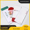 80g cola dupla impressão colorida saco de saque bancário recibo de fatura saco de papel quadrado envelope para dinheiro logotipo