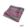 Pañuelo de Bolsillo para Traje de Hombre, Alta Densidad de 1200 Puntos, Seda Artificial, Accesorio para Traje, Pañuelo Jacquard, Bufanda Cuadrada, En Stock