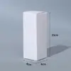 Caixa de Papelão Branca Spot Caixa Retangular Espessa Branca Caixa de Embalagem Caixa Colorida de Papel Branco Caixa de Embalagem para Presente Pode Ser Personalizada