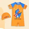 Trajes de baño para niños, tallas pequeñas, medianas y grandes, con protección solar dividida, de secado rápido, para aguas termales, nuevo, venta al por mayor.