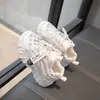 Tenis para Niñas 2025 Primavera Nuevo Estilo Cuero Impermeable Resistente al Desgaste Zapatos de Papá Niños Medianos y Grandes Exterior Suela Blanda Zapatos Casuales