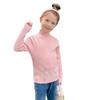 [en stock] suéter de niña cuello alto otoño suéter de niña otoño camisa base para niños bebé tejido nuevo