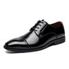 Liquidação Sapatos Formais Masculinos, Sapatos Masculinos de Couro Estilo Britânico de Negócios com Três Costuras, Couro Genuíno Casual Versão Coreana Derby Sapatos Formais de Negócios