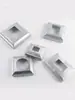Cubiertas Decorativas para Barandillas de Hierro Forjado, Cubiertas de Pie Dividido para Tubo Cuadrado, Postes de Escalera de Valla, Cubiertas de Base para Ocultar Barandillas, y Accesorios