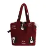 Otoño e Invierno Nuevo Estilo Coreano de Moda Pueblo Qingquan Bolso Tote de Hombro de Gran Capacidad, Bolso de Mujer Estilo Perezoso Simple para el Trabajo