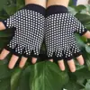 Guantes Deportivos de Algodón sin Dedos Antideslizantes para Trabajo al Aire Libre, Danza, Yoga, Guantes de Cinco Dedos de Cruzamiento Europeo y Americano
