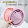 Set de Herramientas de Tazón para Limpiar Brochas de Maquillaje, Jabón Limpiador para Esponjas de Belleza, Solución de Limpieza en Seco para Polveras Mágicas, Cesta de Malla para Secado