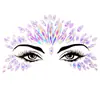 PARTYJOY artículo de venta caliente transfronterizo pegatinas de gemas para la cara pegatinas para cejas pegatinas faciales autoadhesivas de diamante pegatinas faciales para carnaval musical Halloween