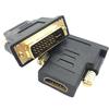 Adaptador de Alta Definición Metal DVI Macho 24+5 a HDMI DVI a HDMI Hembra Conector DVI a HDMI