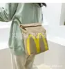 McDonald's Mochila Bolsa de Lona Bolsa de Almuerzo Estampada Bolso Cubo Personalizado Mochila Escolar para Estudiante Mochila Casual Cubo Bolsillo Lateral