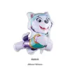 Nuevo Perro Patrulla Wangwang Mano Alienígena Palo Globo de Película de Aluminio Juguete de Cumpleaños Infantil Decoración de Fiesta