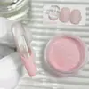 Doces de frutas nail art pó de glitter de açúcar azul e branco glitter fino pó de açúcar fosco diamante esmagado acessórios de decoração de superfície de unha DIY feitos à mão