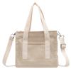 Bolsa de lona popular nova deste ano casual simples portátil bolsa mensageiro bolsa de ombro feminina para compras uma geração de cabelo