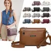 Bolsa da Mamãe, Bolsa Transversal, Nova Bolsa de Ombro Multicamadas Tendência Mãe-Filha, Bolsa Pequena Feminina, Bolsa de Ombro Casual Simples da Moda