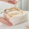 Bolsa de aseo multifuncional de moda, bolsa de almacenamiento estilo ins, gran capacidad, impermeable, ideal para viajar, alto valor estético, bolsa de maquillaje simple