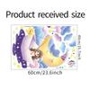 LD64079 Cartoon Girl's Dream Stars e Lua Nuvens Barco de papel Quarto das Crianças Decoração Home Adesivos de Parede Autoadesivo