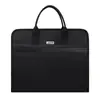 Maleta Portátil Bolsa de Documentos em Lona Bolsa com Zíper Bolsa para Documentos A4 Bolsa para Computador Masculina em Tecido Oxford Impermeável Grande Capacidade