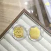 Adesivo de Telefone Ouro Puro 999 2mg Shuibei Adesivo Popular Dourado para Traseira de Telefone Loja de Ouro Transmissão ao Vivo Pequenos Presentes Físicos Varejo