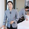 Ropa de trabajo de manga larga para limpieza, ropa de otoño e invierno, centro comercial, piso, habitación de hotel, tía limpiadora de hotel, uniforme de herramientas PA
