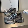 2026 Nuevos Zapatos de Padre para Mujer de Otoño Más Vendidos, Cómodos y Versátiles, Zapatos Deportivos Casuales de Suela Gruesa para Aumentar la Altura, Transpirables para Mujer
