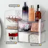 Caja de Almacenamiento en el Gabinete del Espejo, Estante de Almacenamiento tipo Cajón para Cosméticos y Labiales, Estante de Almacenamiento Divisor para Fregadero de Baño
