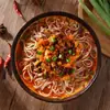 Macarrão de Arroz Quente Huaibei, Três Sabores Bozhou, Condado de Xiu, Macarrão Frio Suzhou, 1 Peça, 5 Tigelas, Pacotes de Ingredientes Individuais, Todos os Ingredientes, Wu Fu Premium