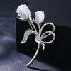 Broche de piedra ojo de gato moda femenina personalidad versátil corsage suéter cheongsam traje atmosférico ropa fija abrigo adornos