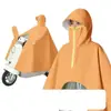 Capa de chuva para carro elétrico aumentada corpo longo poncho para tempestade andar de moto carro a bateria capa de chuva vendas diretas da fábrica