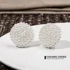 Botones Pequeños de Perlas Fragantes Cosidos a Mano, Ropa Exterior, Vestidos de Lana, Ropa Exterior, Botones Decorativos, Accesorios de Piel