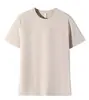 Nueva Camiseta de Manga Corta Desang Algodón 180g Sensación Hielo, Camiseta Lisa de Manga Media Cuello Redondo Secado Rápido, Top Casual Unisex