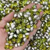 Cristal Dongzhou tamanho grande oval fundo pontiagudo strass ovo de pombo zircônia k9 strass de vidro acessórios para joias DIY atacado
