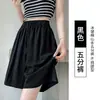 Shorts Blancos de Algodón y Lino para Mujer, Estilo Delgado de Verano 2026, Shorts Casuales de Pierna Ancha de Cintura Alta para Mujeres Petites, Shorts de Cinco Puntos para Ropa Exterior