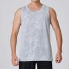 Chaleco Corto Deportivo de Exportación Transfronteriza para Hombre Camiseta de Malla Transpirable de Secado Rápido para Verano Fitness Maratón Ropa