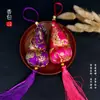 Pequeños Regalos Decorativos del Festival del Bote del Dragón, Colgantes de Bolsitas de Calabaza, Adornos Colgantes para Dormitorio y Coche, Bolsas de la Suerte, Bolsitas de Armario Estilo Chino Retro