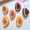 Brinquedo de Comida Simulada Água Alcalina Pão Acessórios de Resina Cola de Creme Capa de Celular DIY Presilha de Cabelo Faixa de Cabelo Ímã de Geladeira Fivela de Sapato