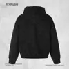 Chamarra de invierno para hombre Zuo Shandiaobao, imitación de terciopelo de visón, con capucha, cuero PU, algodón, cálida, engrosada, diseño de doble botonadura, prenda exterior de algodón