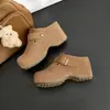 Mocasines deslizables estilo Birkenstock con plataforma extragruesa de 9CM, fáciles de usar, punta cerrada, diseño de media zapatilla, zapatos versátiles para mujeres petite
