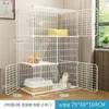 Gaiola para gatos casa interna espaço super grande livre Villa para gatos gato filhote pequeno duas camadas sem vaso sanitário integrado