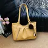 Bolso Tote de Piel Suave Vintage para Mujer, Bolso de Hombro de Gran Capacidad para el Trabajo, Bolso de Mano Versátil, Nuevo Modelo a la Moda