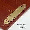 Antigüedad China Latón Puro Protectores de Esquina de Barra Recta Caja de Joyería Gabinete de Madera de Alcanfor Soportes de Esquina Decorativos de Cobre Protectores de Esquina Flores de Esquina