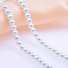 Aliexpress Perla de Imitación de Vidrio Accesorios de Joyería DIY Cuentas Redondas 4 mm-12 mm Agujero Recto Cuentas Sueltas Coloridas Venta al por Mayor
