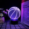Lámpara de mesa 3D Serie de Baloncesto Fútbol Voleibol Transfronteriza LED Colorida Control Remoto Táctil Luz Nocturna USB Luz de Regalo
